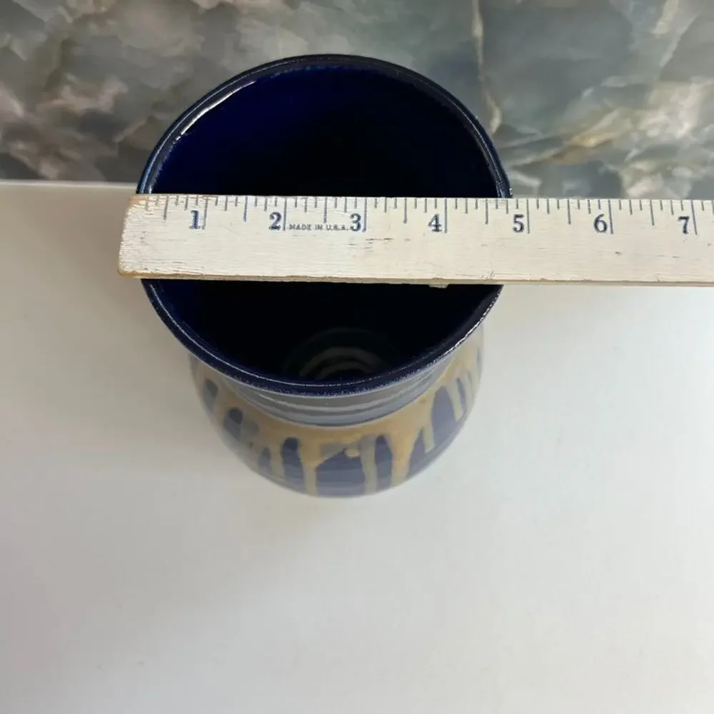 Studio Art Pottery Stoneware Vase 10